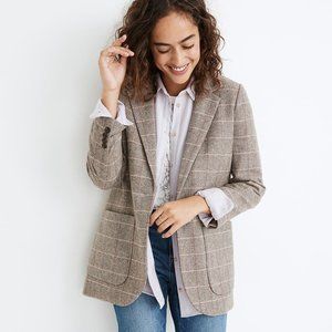 Madewell XL Blazer Larson Blazer in Plaid | Size XL